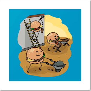 Builder Burgers Posters and Art